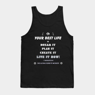 Live Your Life Quote Tank Top